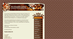 Desktop Screenshot of naturalbridgepetfriendlycabins.com